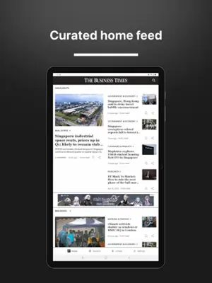 The Business Times android App screenshot 2